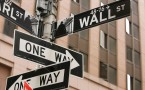 A street sign on Wall Street