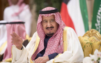 Saudi Arabia's king Salman bin Abdulaziz Al Saud in Kuwait