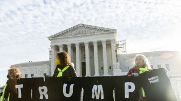 Trump's 14th Amendment Case Decision on Supreme Court's Monday Announcement, Impacting 2024 Ballot Eligibility